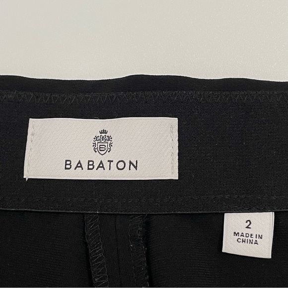 Aritzia Babaton Cassatt High Waist Slit Hem Slim Suiting Pant Black - Picture 14 of 16